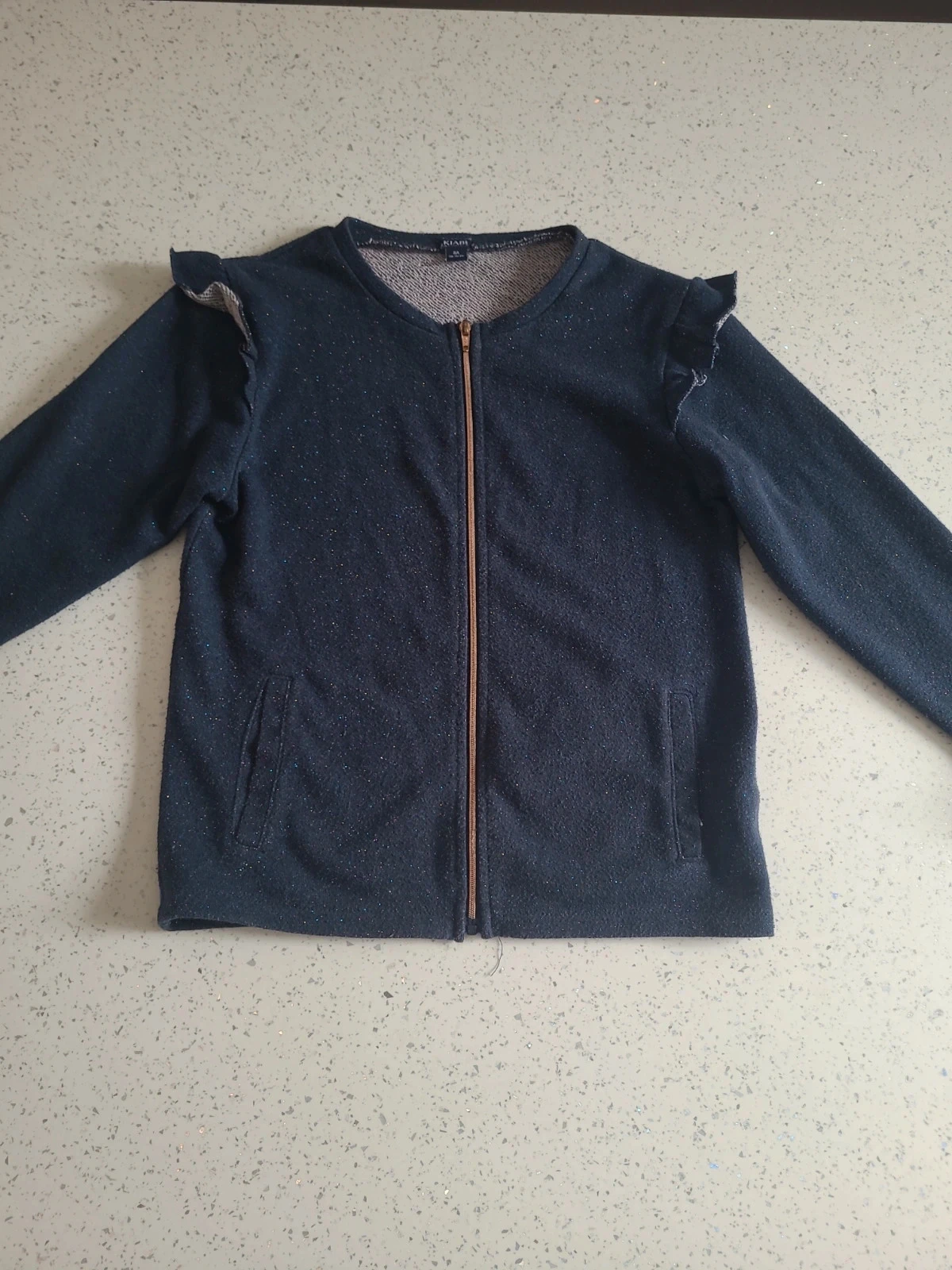 Gilet pailleté fille